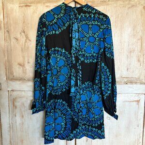 1970s Paganne Gene Berk Vintage Dress, Size 8